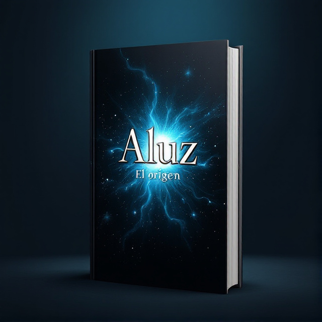 A dark background with a shining light at the center, representing a sense of mystery and curiosity. The light is surrounded by swirling cosmic elements, symbolizing the fantasy genre.
