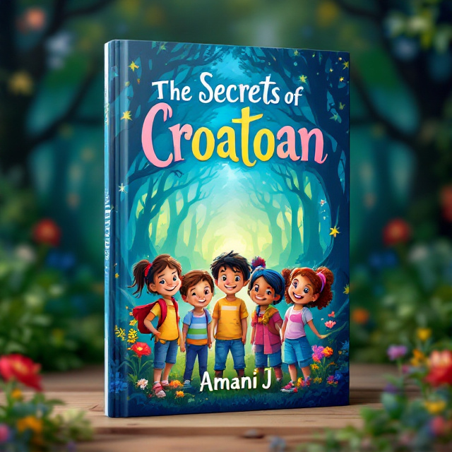 The cover features a vibrant illustration of a group of children with different abilities and personalities, standing together in front of a mystical forest. The children are smiling and happy, representing the theme of friendship and the power of unity. The forest is filled with colorful flowers, trees, and magical creatures, creating a whimsical and enchanting atmosphere.