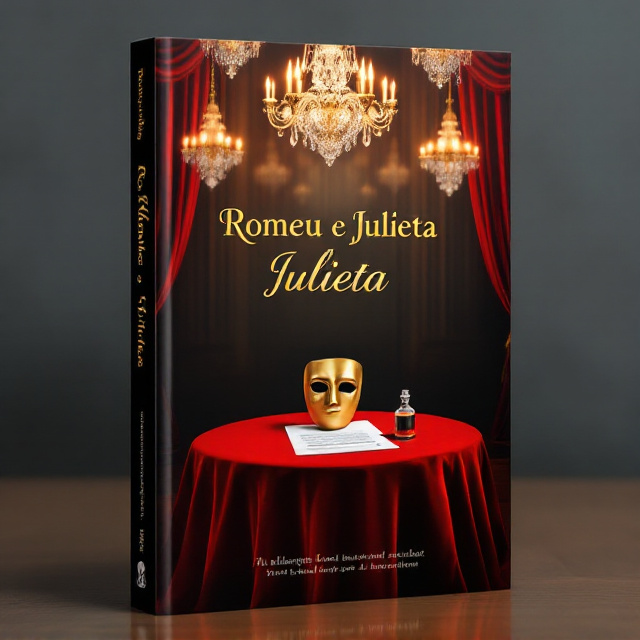 The cover features a grand ballroom with multiple crystal chandeliers hanging from the ceiling. In the center of the room, there is a round table covered in a red velvet cloth. On top of the table, a golden ball mask is placed over a contract paper, and next to it, a small bottle of poison is positioned. The composition is symmetrical and visually striking, drawing attention to the central elements.