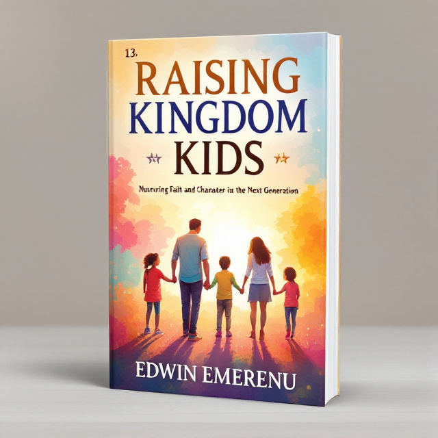 The cover features a vibrant and colorful illustration of a family, with parents and children holding hands in a circle, symbolizing unity and strength. The background is filled with soft, pastel colors to create a warm and inviting feel.