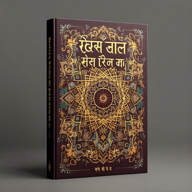 The cover features a central image of an intricate, colorful tapestry pattern that looks both traditional and abstract, symbolizing the complexity and artistry of life woven through poetry. The background color is a deep, rich maroon which contrasts beautifully with the golden hues of the tapestry.