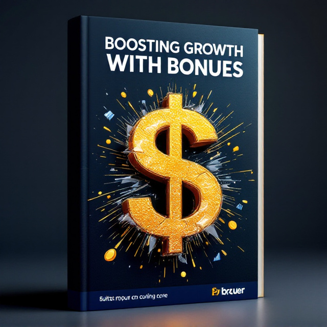 A large, bold dollar sign taking center stage, partially shattered as if it's bursting with energy. Vibrant, angled lines extend from the cracks, symbolizing growth and dynamism. The background is a gradient from dark navy at the bottom to a vibrant gold at the top, representing upward movement and opportunity. Small icon-like illustrations of upward graphs and stacks of coins are subtly integrated within the gradient, adding depth and intrigue without overwhelming the main image.