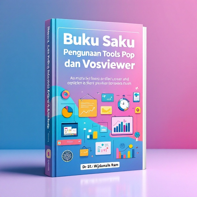 The cover features vibrant graphics of charts, graphs, and diagrams in a playful yet professional style. The background is a gradient of blue transitioning to pink, with accents of yellow highlighting key components.