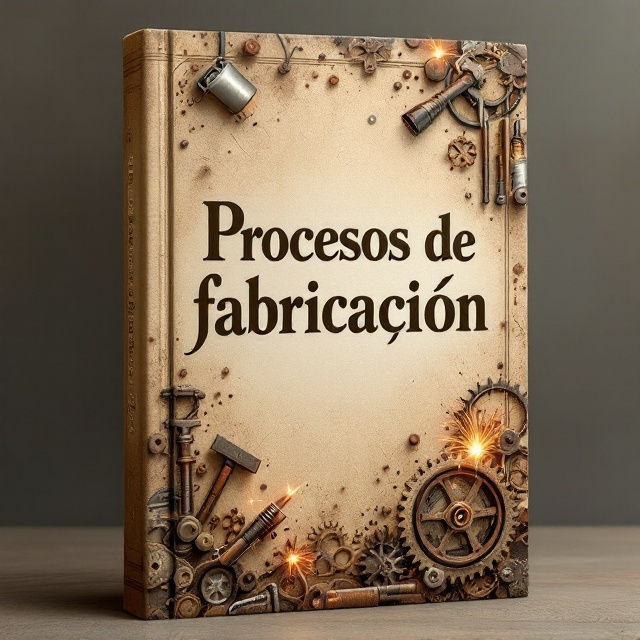 The cover features an aged, sepia-toned background with beige gradients and worn textures. Antique welding tools such as torches, masks, and clamps are scattered artfully across the cover. Bright sparks add dynamic movement, while rusty gears, bolts, and worn metal pieces are strategically placed around the title to create a sense of both movement and history.