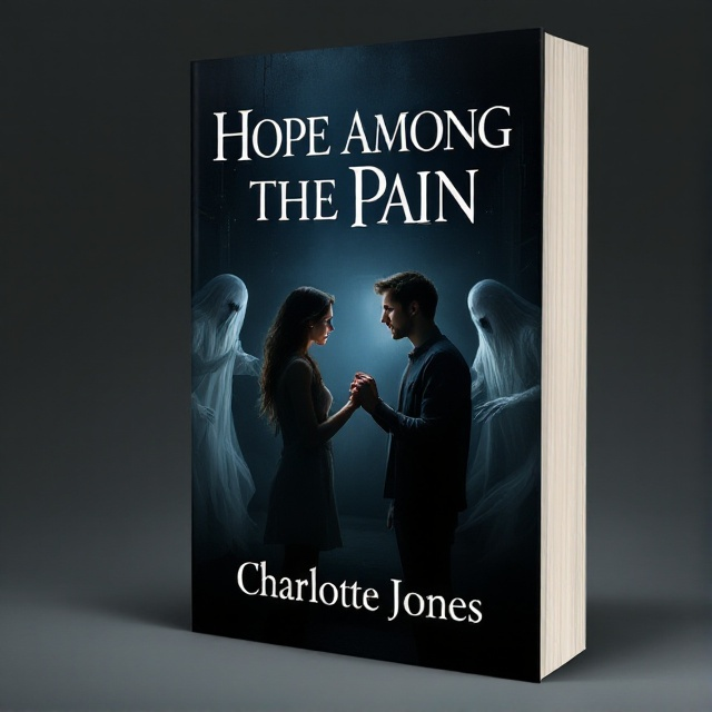 The cover features a dark room with shadows and dim lighting. In the foreground, a young man and a woman reach for each other's hands, their fingertips just barely touching as they are being pulled away by ghostly figures on both sides. The expressions on their faces are of desperation and anguish.