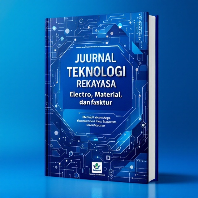 A crisp and modern blue background, featuring abstract geometric shapes and circuitry patterns. An overlay of metallic textures highlights the technological themes, with strategically placed high-resolution icons representing electricity, materials science, and manufacturing processes.