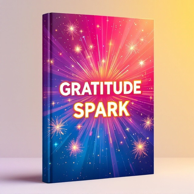 A vibrant cover featuring sparks and clusters of lightbulbs emanating from the center, set against a transitioning gradient from hot pink at the top, through electric yellow, to cobalt blue at the bottom. Burst patterns amplify the energetic theme, creating a dynamic perception of movement and inspiration.