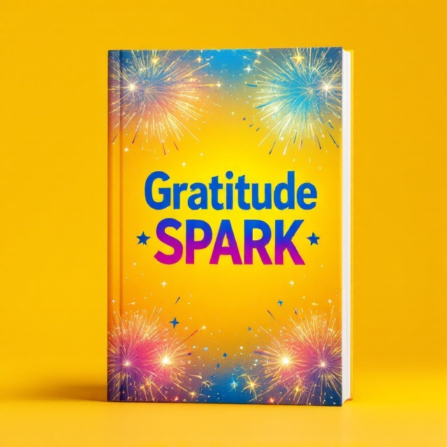 Bright, energetic theme with vivid electric yellow background. Hot pink and cobalt blue fireworks peak at the corners and center of the cover. Sparks and lightbulbs emitting radiant light are scattered around.