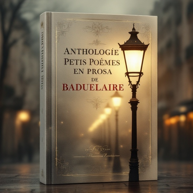 A soft-focus image of an old, ornate street lamp glowing dimly against a foggy Parisian street at dusk, with subtle overlays of faint floral and geometric patterns evoking a vintage Parisian aesthetic. The color scheme consists of muted sepia tones with delicate touches of gold and deep red, reflecting a sense of history and elegance.