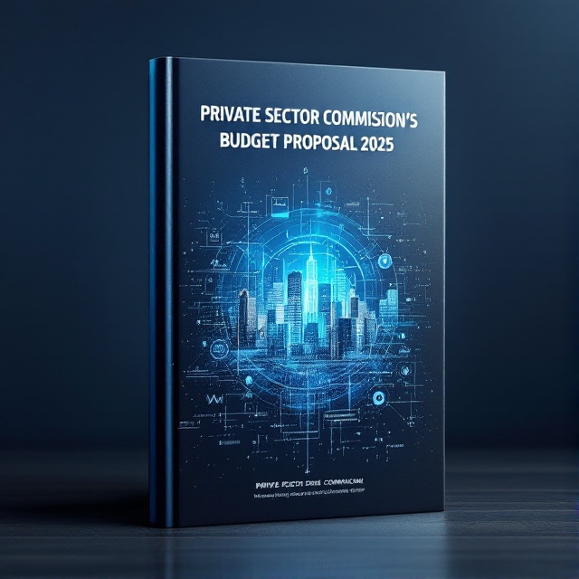 A modern, sleek cover featuring a blend of technological elements and financial symbols. The background is a gradient of deep blues transitioning into lighter blues, giving an illusion of depth. In the center, a holographic projection of a futuristic cityscape is intertwined with graphs, charts, and digital codes.