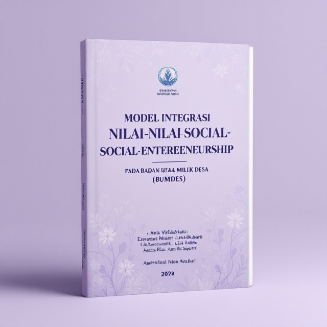 A background in soft lavender with subtle patterns symbolizing growth and innovation. An institutional logo at the top center, followed by the institution name directly below. The book title is bold and capitalized, placed centrally. Author names are listed at the bottom in a single line. The year is positioned at the bottom edge of the cover.