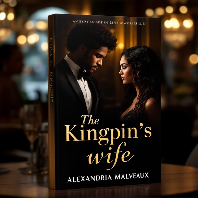 On the cover, a contrasting image portrays a handsome black man with a light complexion and curly hair entering a luxurious restaurant, accompanied by a striking woman. In the background shadows, his wife with exotic olive skin and long dark curly hair watches with an expression suggesting shattered emotions. The background of the restaurant interior hints at opulence with subtle nods to power and wealth, like chandeliers and elegant decor, while blurred silhouettes of other diners add depth.