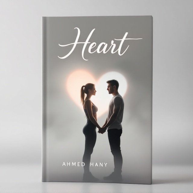 The cover features a tender scene with a tall, athletic girl and a shorter man holding hands on a serene gray and white background. The girl's heart rate is subtly revealed through a translucent section on her tank top, glowing softly. Behind them, a faint silhouette of another girl's soul is gracefully flying, almost ethereal, giving a sense of mystery and emotion.