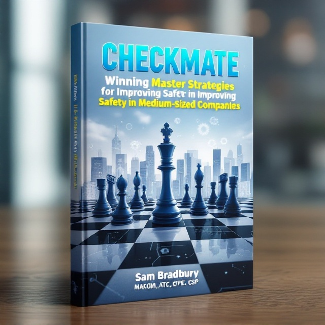 The cover features a dynamic chessboard that appears to rise out of a modern office skyline. The chess pieces in action symbolize strategic movement, with a king prominently displayed near the front. Subtle gears or network lines fade into the background, hinting at interconnected business strategies.