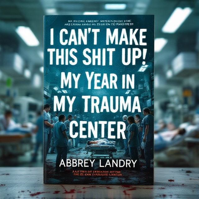 A high-tension scene of a bustling hospital emergency room is captured. In the foreground, stressed out nurses and doctors are visible in mid-action, attending to patients. There are people on stretchers and equipment around, with a hint of blood to convey the dramatic intensity. The background subtly showcases the hospital elements like fluorescent lights and medical posters, enhancing the chaotic atmosphere.
