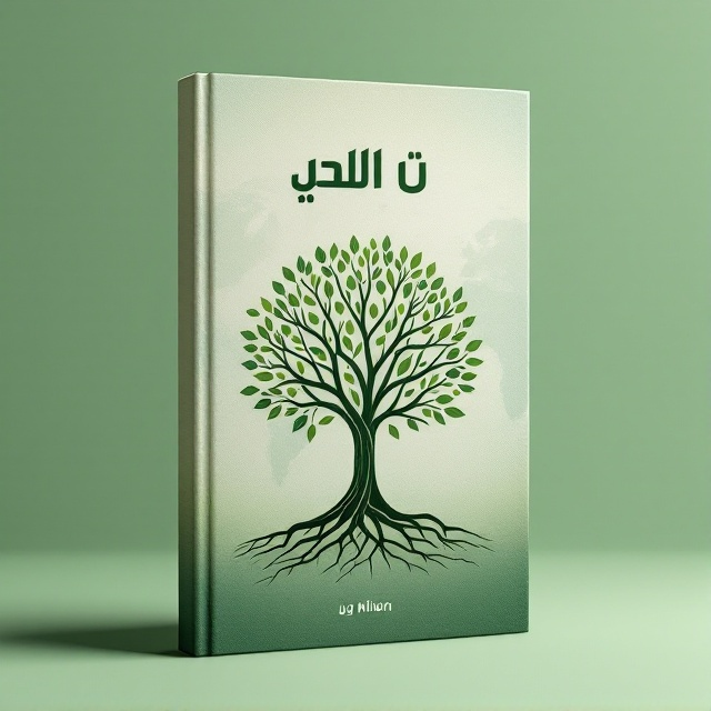 A stylized, abstract tree with intertwining branches and roots symbolizing knowledge and growth forms the central image. The tree is set against a textured background that subtly incorporates a map of the world in soft hues of green, signifying global knowledge and interconnectedness. The background fades gradually from the bottom to the top, blending with the green tones.