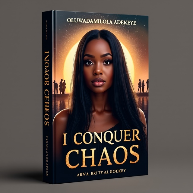 The cover features a strong, central image of a 17-year-old black girl with straight long jet-black hair. She stands at the forefront, with a soft glow around her, symbolizing her newfound strength and resilience. Behind her, there is a blurred montage of symbolic elements that represent her past challenges—silhouettes of friends fading away, a shadowy figure indicating her ex-boyfriend, and a faint background image of a classroom. The colors transition from darker hues in the background, representing her struggles, to brighter tones around her, illustrating her growth and happiness.