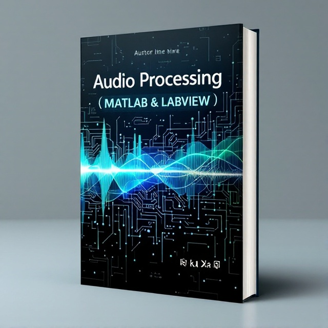 An abstract representation of sound waves across the cover, merging seamlessly with digital circuit patterns in the background. The color scheme is a blend of deep blues and bright greens, symbolizing technology and innovation. The author's name is displayed in the top third of the cover, and the title beneath it, complementing the abstract elements.