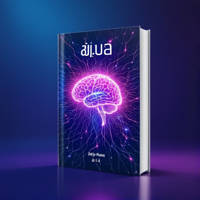 A vibrant representation of a brain at the center, with radiant, flowing tendrils extending outward in various directions, resembling a neural network. The background gradient smoothly transitions from deep blue to a rich purple, creating a dynamic and energized effect.