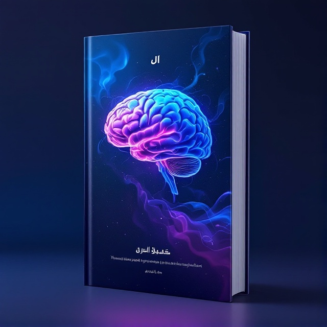The cover features an abstract image of a brain, surrounded by swirls of vibrant blues and purples that evoke a sense of energy and thought. The background smoothly transitions from a rich dark blue at the top to a striking purple at the bottom, creating a dynamic and engaging visual effect.