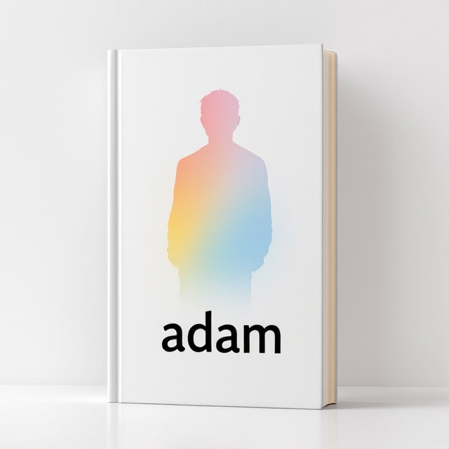 A minimalist design featuring a solitary human silhouette, outlined in a gradient of soft pastel colors, symbolizing diversity and inclusion. The silhouette stands against a textured white background, with subtle rainbow accents weaving through it.