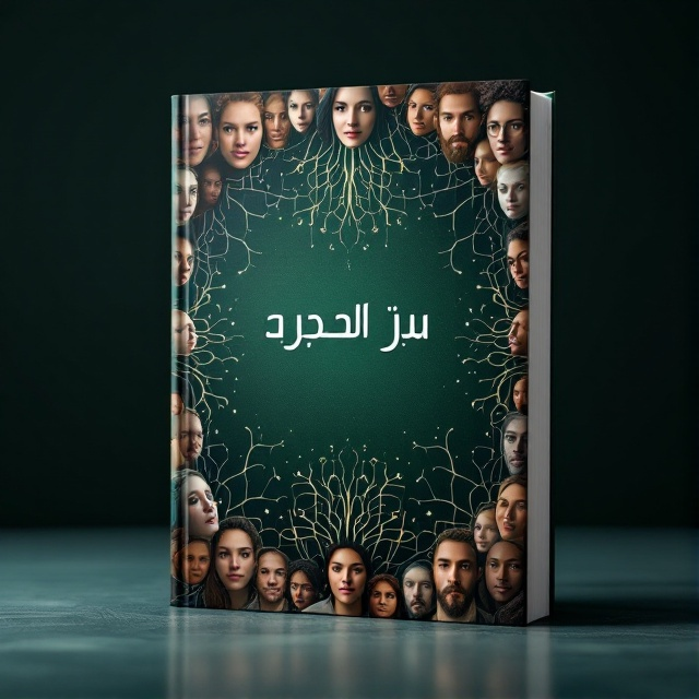 A series of diverse faces with varying expressions encircle the center of the cover, forming a subtle border. In the middle, intricate patterns reminiscent of neural connections symbolize the link between faces and psychology. The background is a rich, deep green, suggesting depth and growth.