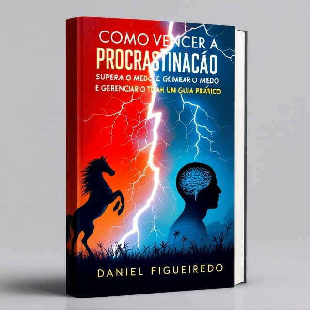 A powerful lightning bolt slashes diagonally across a red and blue gradient background. Silhouettes of a rearing horse and a dynamic human mind are subtly integrated into the backdrop, creating a layered effect. A subliminal representation of a symbol resembling a stylized, abstract shape is cleverly interwoven within these elements, hinting at strength and power.