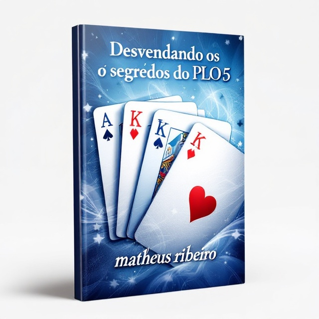 The cover features a dynamic layout with the specified playing cards—Ace of Spades, Ace of Diamonds, King of Spades, King of Diamonds, and Queen of Clubs—arranged in a cascading, fanned-out pattern across the center. The backdrop is a gradient swirl of azul and white, with subtle hints of swirling card symbols creating an aura of mystery and strategic complexity.