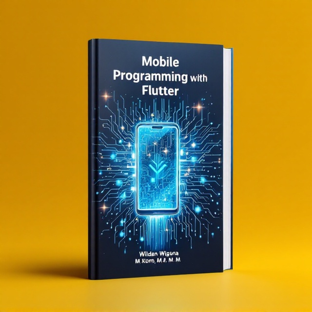 The cover features a dynamic and futuristic design with a sleek smartphone illustration at the center, emitting vibrant blue and white digital streams that expand outward into abstract circuit patterns. The background is a gradient of deep blue transitioning to lighter shades, creating a sense of movement and excitement. Sparkling accents are scattered throughout to represent innovation.