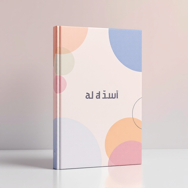 The cover features a minimalist design with a soft pastel background, incorporating abstract geometric shapes that represent creativity and simplicity. The shapes are subtly arranged to guide the viewer's eye across the cover, creating a sense of movement and balance.