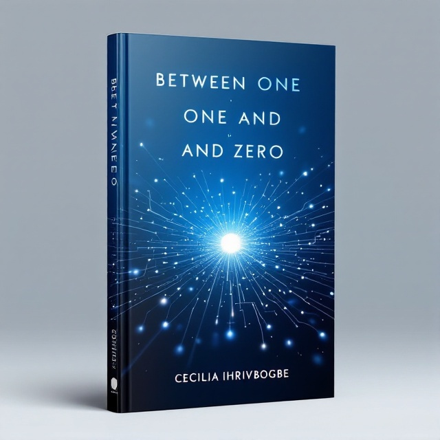 The cover features a serene and sophisticated design with an intricate network of digital lines and nodes representing communication, converging towards the center. The background balances between a gradient from deep blue at the top fading into a pristine white at the bottom, symbolizing the flow of information from complexity to simplicity.