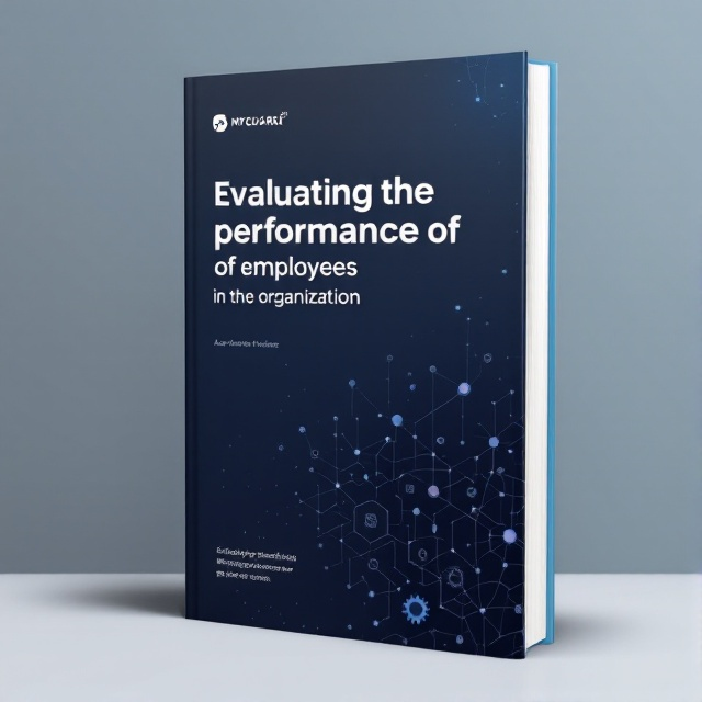 A sleek, modern design featuring a stylized graphic of interconnected nodes and gears symbolizing complex organizational structures, set against a gradient backdrop transitioning from deep blue to light gray. The visual metaphor aims to evoke organization and technology.