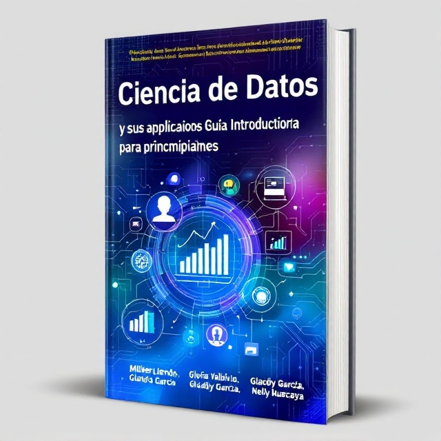 A vibrant abstract background with a gradient of blues, purples, and greens forms the base. Overlaid are patterns resembling networks and circuits, alongside dynamic data flow lines. Centralized is a stylized interactive graph with surrounding icons—a brain, cogwheel, book, and bulb—to represent AI, technology, and education. A silhouette of an analyst with floating lines of code represents the human element.