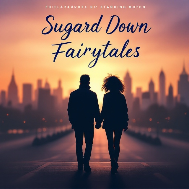 Silhouettes of a young male bodyguard walking several feet behind a woman with frizzy hair, both moving towards the viewer. The Philadelphia skyline forms a backdrop, with iconic details like the Liberty Bell subtly included in the background. The silhouettes are set against a dawn sky, blending warm tones of pink and orange, suggesting a mix of romance and stress.