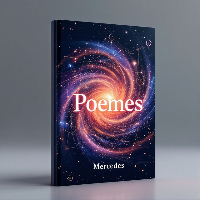 A mesmerizing cosmic scene featuring a swirling galaxy in the background. Stars and shimmering constellations stretch across the entire cover, pulsating with the energy of the universe. At the center, a subtle technological overlay of interconnected digital patterns and circuits weaves through the stars, glistening in harmony with the celestial theme.