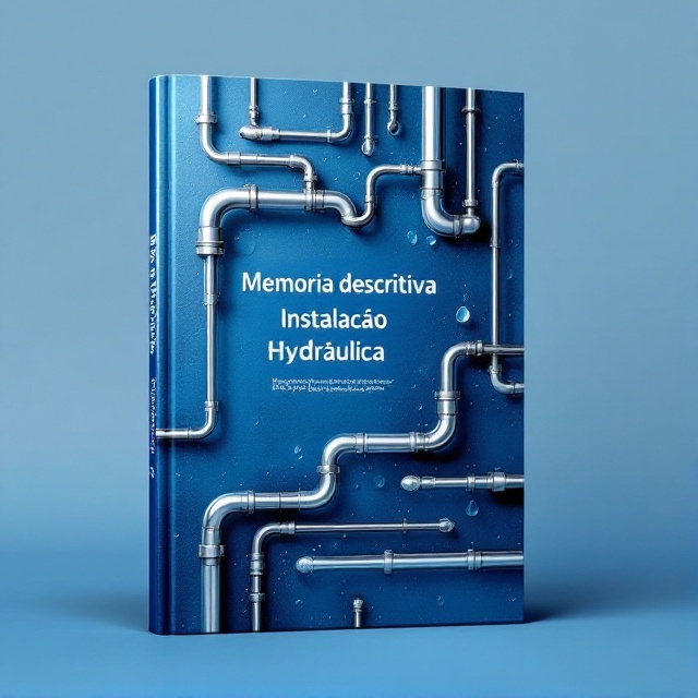 A set of sleek, modern water pipes forming a geometric pattern, set against a textured blue background. The pipes weave together, leading the eye towards the center where the book title is prominently placed. Subtle water droplet effects are integrated into the background, adding texture and interest.