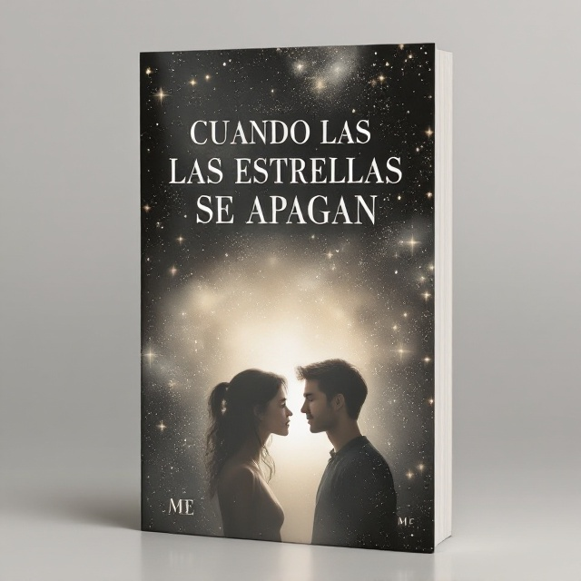 A striking cover features a soft, ethereal depiction of a galaxy in muted beige and black-and-white hues as the background, which subtly fades into an image of a young man and woman in a tender, melancholic gaze at each other. Fine, star-like specks are scattered across the cover, signifying distant memories and the vastness of emotions explored within the book.