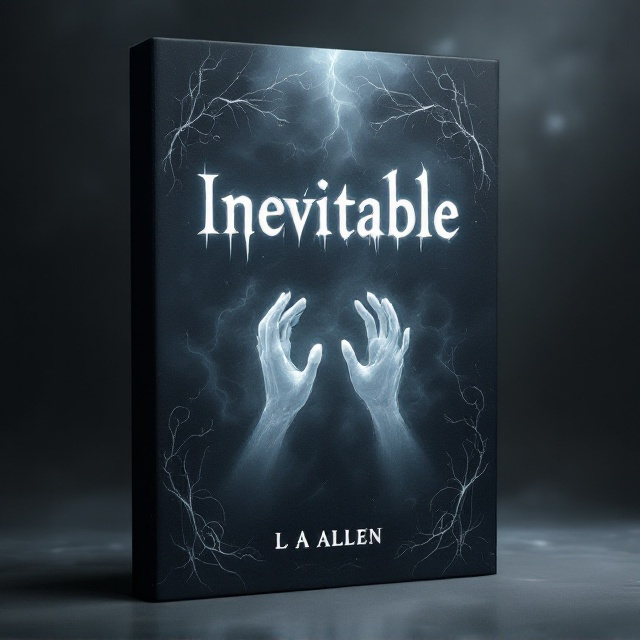 The cover features a dark charcoal background with ethereal, swirling silver mist spreading across the space. At the borders, shadowy, subtle silhouettes of tendrils creep inwards, creating an ominous frame. At the center, two pale, ghostly hands emerge from the mist, reaching out for each other but not quite touching. The shadows of the tendrils appear to subtly reach for the hands, adding an extra layer of unease.