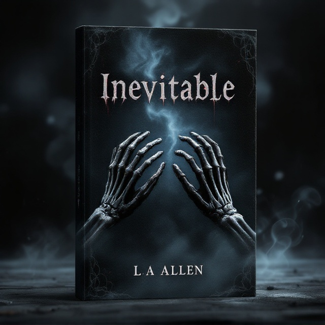 A haunting cover featuring a dark charcoal-colored background with swirling mist creating an eerie atmosphere. Two shadowy, skeletal hands are depicted reaching for each other in the foreground, nearly touching but not quite, creating a sense of tension and dread. The mist fades into tendrils twisting at the edges of the cover, framing the visual composition. Subtle blood-red highlights are woven throughout the mist to hint at danger and fear. Shadows are layered strategically across the cover to add depth and mystery.