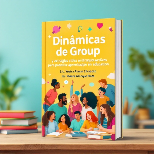 A vibrant and dynamic scene featuring a group of diverse adolescents actively participating in a classroom. The students are depicted laughing, collaborating, or deeply engaged in interactive activities like group discussions or hands-on projects. The background includes a bright and airy classroom environment, with playful yet educational iconography subtly incorporated (such as books, lightbulbs, arrows, and speech bubbles) to give a sense of learning and creativity. The pastel yellow dominates the cover but is complemented by accents of teal, magenta, and bright orange to create an engaging and energetic atmosphere.