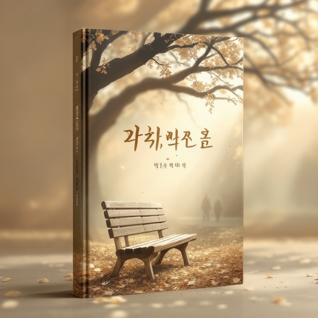 A soft, sepia-toned photograph of an old wooden bench under a large, sprawling tree, with sunlight gently filtering through the branches. Scattered petals lie on the ground, symbolic of faded yet cherished memories. In the background, there’s a faint blur of a couple walking hand-in-hand, evoking a sense of nostalgia. The imagery captures the mood of love, warmth, and subtle remembrance. A delicate overlay of translucent beige gradients softens the edges of the visuals for a dreamy effect.