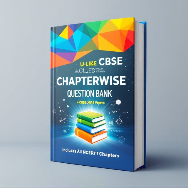 The cover features a modern, vibrant design with geometric elements representing scientific concepts. The top half consists of colorful, overlapping polygon shapes in bright shades of blue, green, and orange, symbolizing dynamic knowledge. A subtle illustration of molecules, physics symbols, and mathematics equations is mixed into the background. The bottom half incorporates a bold, clean icon of a stacked book with a glowing effect, surrounded by light rays that reflect a sense of guidance and achievement.