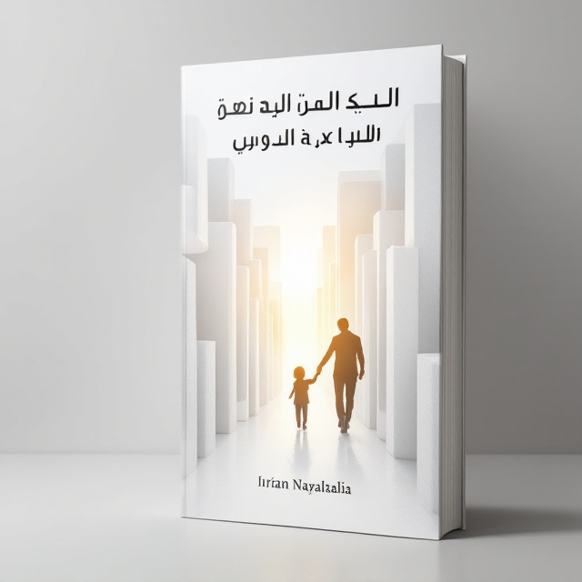 An image of a white maze-like pathway in the background symbolizing the complexities of psychology and parenting. At the center is a silhouette of a parent gently holding a child’s hand, both emerging from the maze towards a radiant, soft golden light. The edges of the maze fade into soft white to blend with the background, enhancing mystery and emotional depth.