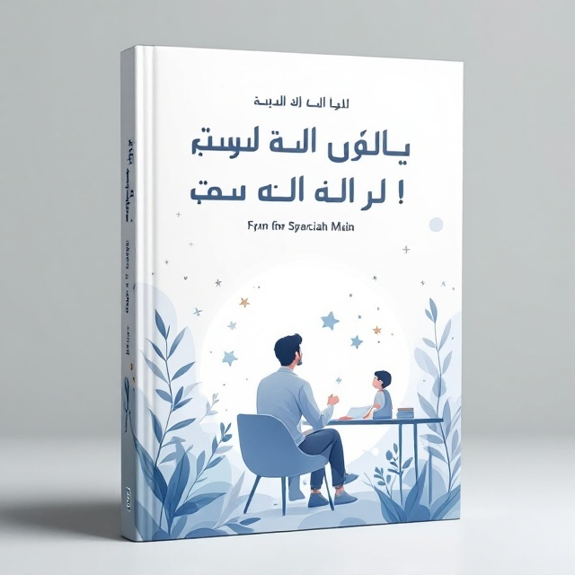 A serene illustration of a psychologist in contemplation, sitting at a desk under a soft white glow, symbolizing guidance and understanding. The psychologist gazes at imagery of a child surrounded by illustrative symbols of growth, such as leaves, books, and stars. The background features subtle abstract shapes fading into a calming white, reinforcing a peaceful tone.