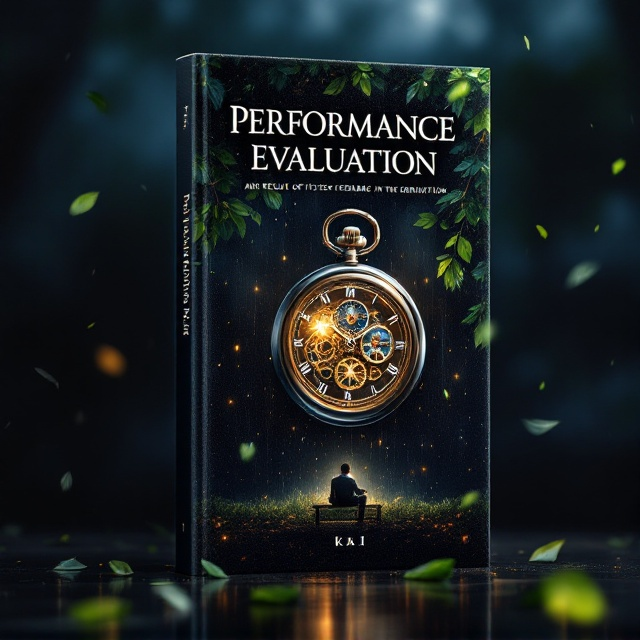 The cover portrays a dark, stormy evening with faint glimmers of light breaking through the clouds. Centered is a pocket watch with intricate gears visible, softly illuminated as if glowing from within. Beneath this, a man sits on a bench under a tree whose green leaves are gently swaying in the wind, suggesting deep contemplation. A subtle rain effect spans the top of the cover with scattered raindrops visible in the foreground. The green leaves, caught in the wind, are slightly blurred mid-motion to add a dynamic feel.