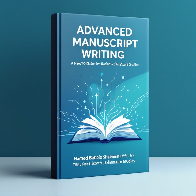 A contemporary design featuring a gradient background transitioning from deep blue to light teal, symbolizing progression and knowledge. A stylized illustration of an open book with abstract, flowing lines emanating from it, representing the spread of ideas and advancement. Subtle geometric patterns in the background add a touch of modernity and structure.