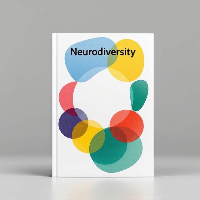 A clean white background with an abstract arrangement of overlapping shapes in a variety of colors, such as blue, yellow, red, green, and orange, symbolizing diversity. Each shape is different in size, form, and opacity. The center features a subtle circular gradient that draws attention to the title, which is positioned at the top. Fine textured lines subtly connect the shapes, portraying interconnectedness.
