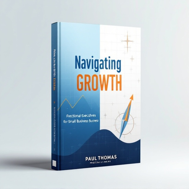 A clean, modern design featuring a growth chart on the left side that transitions into a compass on the right side to symbolize guidance and strategic growth. The growth chart gradually turns into directional lines of the compass. The background features a gradient of blue (bottom) to white (top), representing progress and aspiration. The author's name is positioned at the bottom, while the title is bold and central.