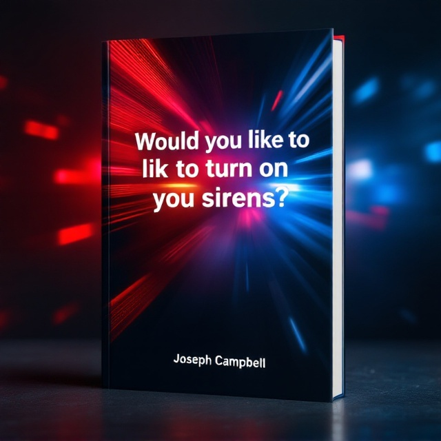 A background dominated by blurred red and blue police sirens, creating a streaked and chaotic effect. The colors bleed into each other, forming an abstract yet vivid representation of emergency lights amidst a dark, gradient-black background. The title pulsates at the center of the cover, symbolizing urgency and tension, while darker shadows and faint smoky textures fill the edges to enhance the emotional undertone.