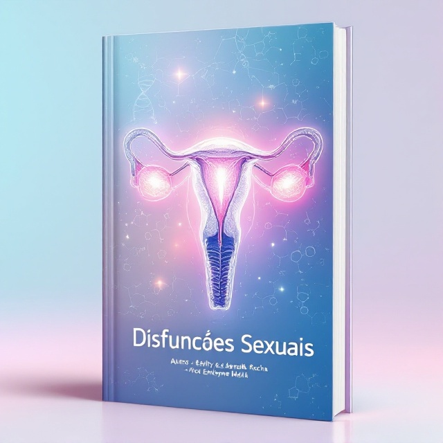 The cover presents a clean, scientific illustration of the human reproductive system, rendered in a detailed, transparent style, layered over a soft gradient background transitioning from blue to light pink, symbolizing neutrality and inclusivity. Overlaid DNA helix patterns and subtle molecule diagrams enhance the scientific essence. A faint glowing effect is applied around the central artwork, highlighting its significance.